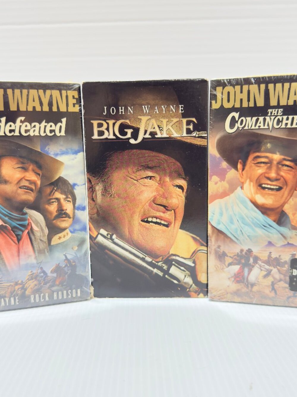 **2 Sealed 1 opened** John Wayne Western VHS Lot 3 Movies